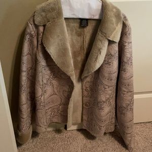 Suede fur Women’s jacket XL
